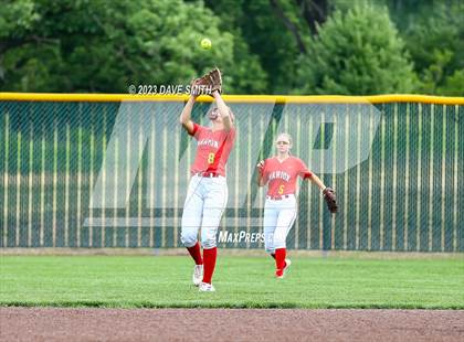 Thumbnail 2 in Indianola vs Marion (Xavier Softball Classic) photogallery.