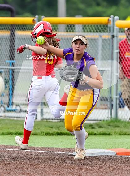 Thumbnail 3 in Indianola vs Marion (Xavier Softball Classic) photogallery.