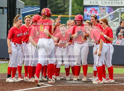 Thumbnail 3 in Indianola vs Marion (Xavier Softball Classic) photogallery.