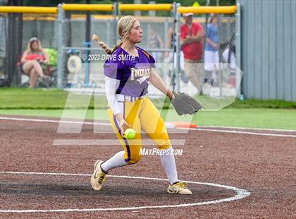 Thumbnail 2 in Indianola vs Marion (Xavier Softball Classic) photogallery.