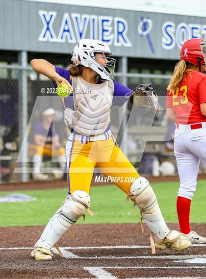Thumbnail 3 in Indianola vs Marion (Xavier Softball Classic) photogallery.