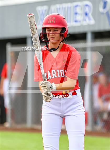 Thumbnail 1 in Indianola vs Marion (Xavier Softball Classic) photogallery.