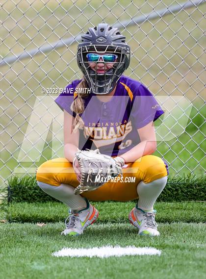 Thumbnail 3 in Indianola vs Marion (Xavier Softball Classic) photogallery.