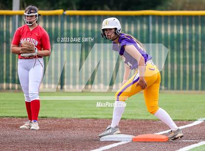 Thumbnail 3 in Indianola vs Marion (Xavier Softball Classic) photogallery.