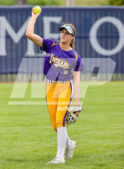 Thumbnail 3 in Indianola vs Marion (Xavier Softball Classic) photogallery.