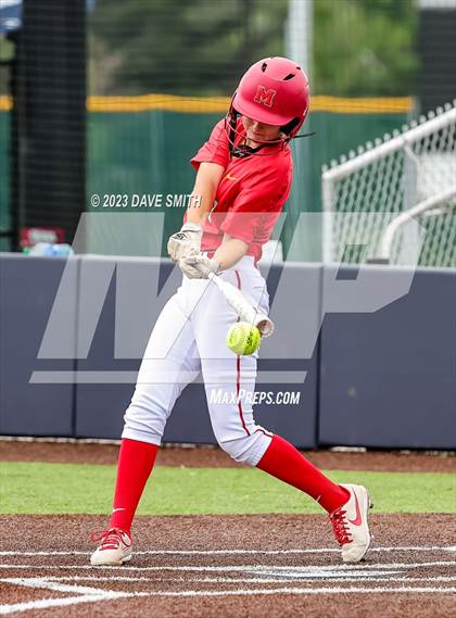 Thumbnail 2 in Indianola vs Marion (Xavier Softball Classic) photogallery.