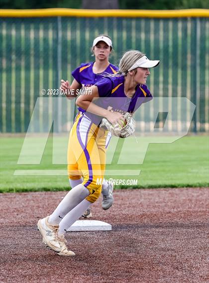 Thumbnail 2 in Indianola vs Marion (Xavier Softball Classic) photogallery.