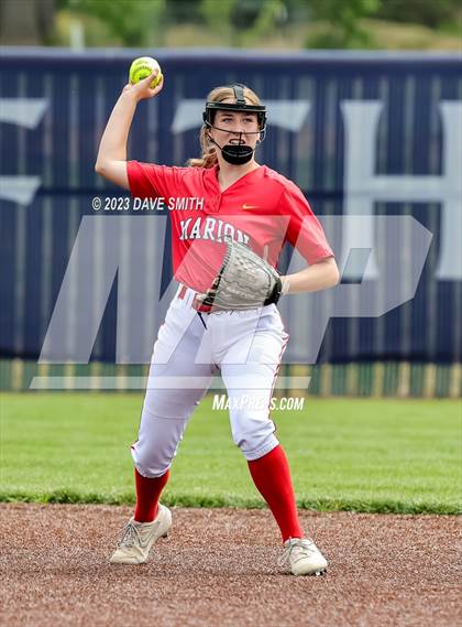 Thumbnail 2 in Indianola vs Marion (Xavier Softball Classic) photogallery.