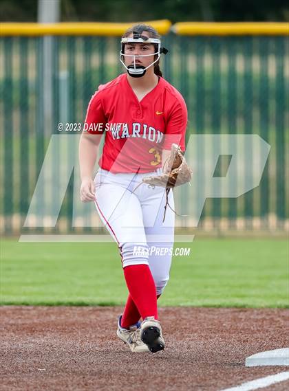 Thumbnail 1 in Indianola vs Marion (Xavier Softball Classic) photogallery.