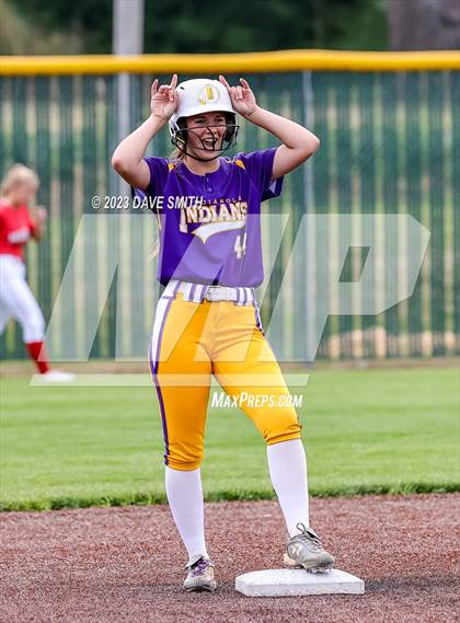 Thumbnail 1 in Indianola vs Marion (Xavier Softball Classic) photogallery.