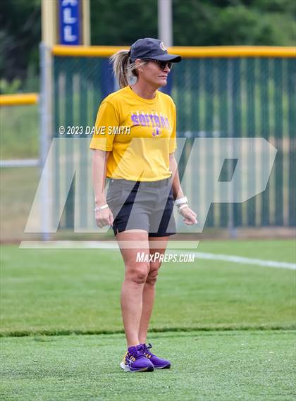 Thumbnail 2 in Indianola vs Marion (Xavier Softball Classic) photogallery.