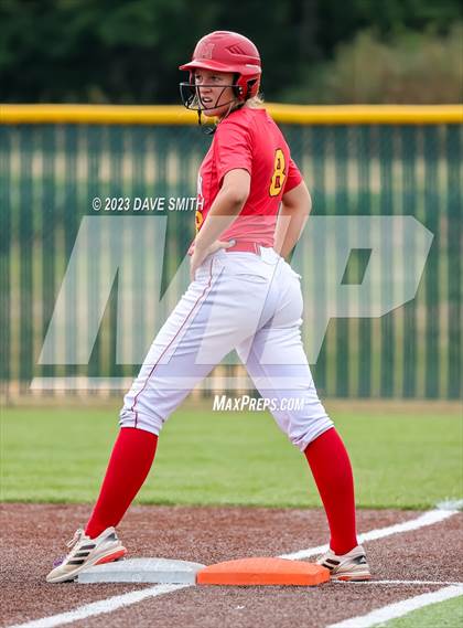 Thumbnail 2 in Indianola vs Marion (Xavier Softball Classic) photogallery.