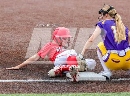 Thumbnail 2 in Indianola vs Marion (Xavier Softball Classic) photogallery.