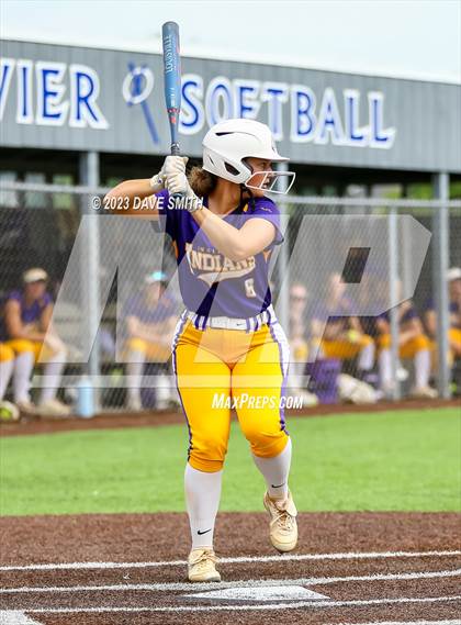 Thumbnail 2 in Indianola vs Marion (Xavier Softball Classic) photogallery.