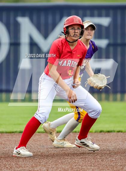 Thumbnail 1 in Indianola vs Marion (Xavier Softball Classic) photogallery.