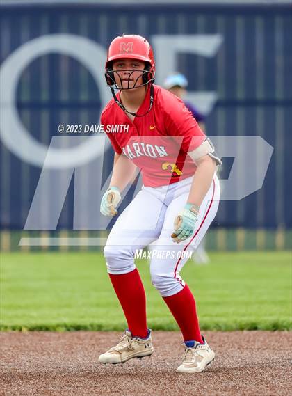 Thumbnail 2 in Indianola vs Marion (Xavier Softball Classic) photogallery.