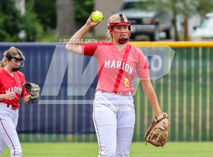 Thumbnail 2 in Indianola vs Marion (Xavier Softball Classic) photogallery.