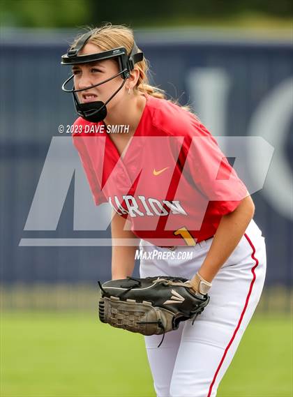 Thumbnail 1 in Indianola vs Marion (Xavier Softball Classic) photogallery.
