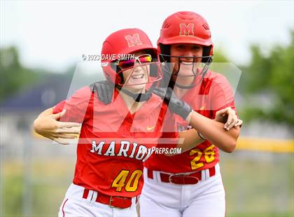 Thumbnail 2 in Indianola vs Marion (Xavier Softball Classic) photogallery.