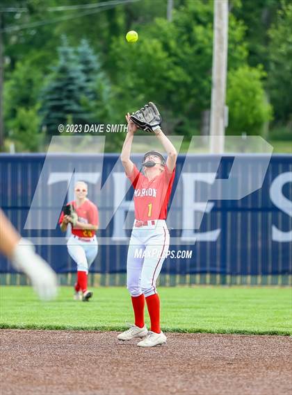 Thumbnail 3 in Indianola vs Marion (Xavier Softball Classic) photogallery.