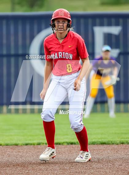 Thumbnail 3 in Indianola vs Marion (Xavier Softball Classic) photogallery.