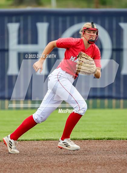 Thumbnail 2 in Indianola vs Marion (Xavier Softball Classic) photogallery.