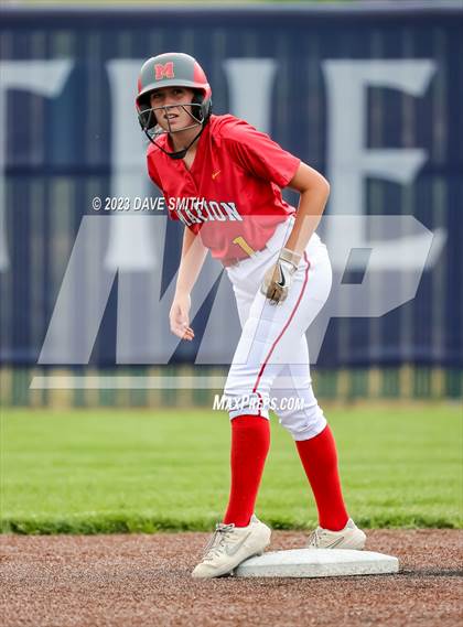 Thumbnail 3 in Indianola vs Marion (Xavier Softball Classic) photogallery.