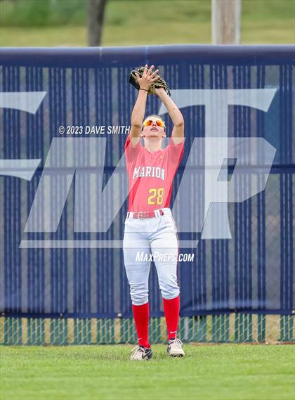 Thumbnail 2 in Indianola vs Marion (Xavier Softball Classic) photogallery.