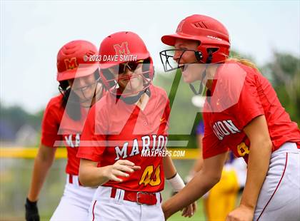 Thumbnail 3 in Indianola vs Marion (Xavier Softball Classic) photogallery.