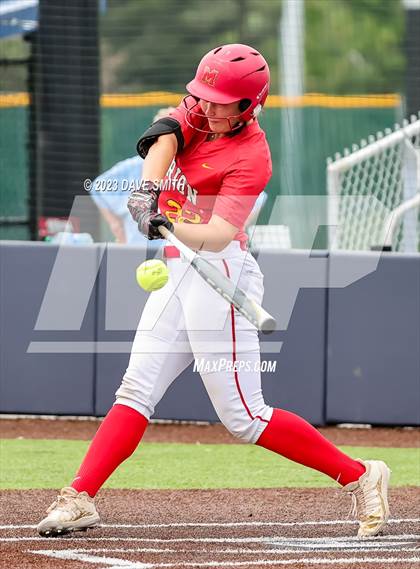 Thumbnail 2 in Indianola vs Marion (Xavier Softball Classic) photogallery.