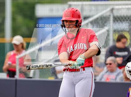 Thumbnail 1 in Indianola vs Marion (Xavier Softball Classic) photogallery.
