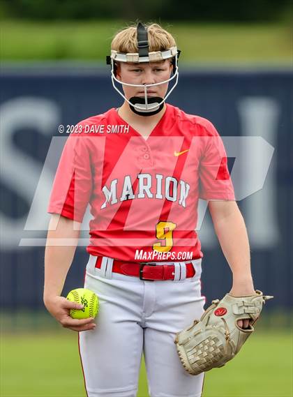 Thumbnail 1 in Indianola vs Marion (Xavier Softball Classic) photogallery.