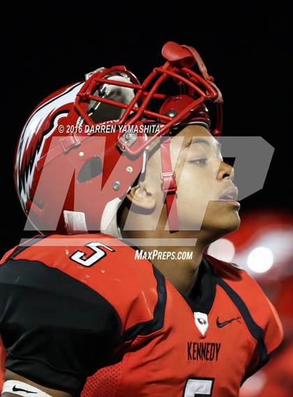 Thumbnail 2 in Kennedy vs. El Molino (CIF NCS Division 4 1st Round Playoff) photogallery.