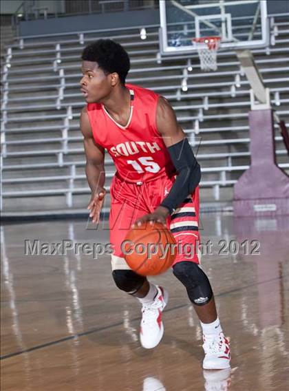 Thumbnail 1 in South Grand Prairie vs. Kimball (DJH5 Holiday Showcase) photogallery.