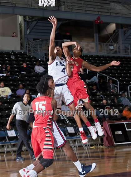 Thumbnail 2 in South Grand Prairie vs. Kimball (DJH5 Holiday Showcase) photogallery.