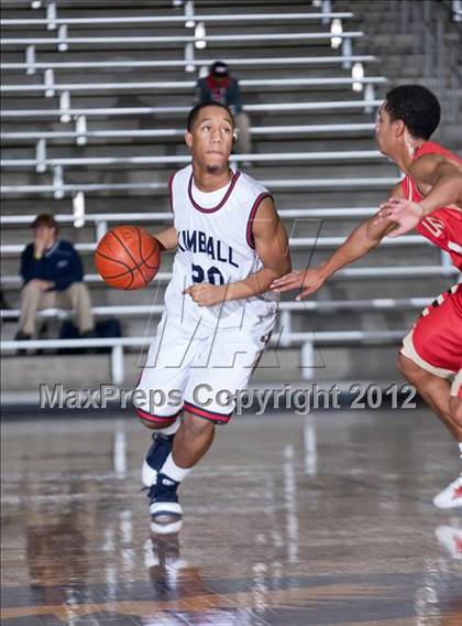 Thumbnail 3 in South Grand Prairie vs. Kimball (DJH5 Holiday Showcase) photogallery.