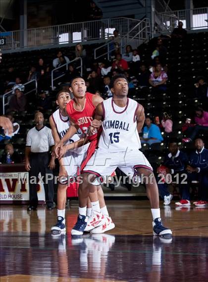 Thumbnail 2 in South Grand Prairie vs. Kimball (DJH5 Holiday Showcase) photogallery.