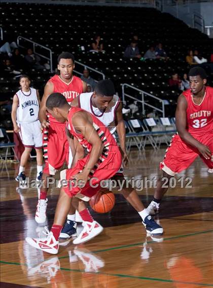 Thumbnail 2 in South Grand Prairie vs. Kimball (DJH5 Holiday Showcase) photogallery.