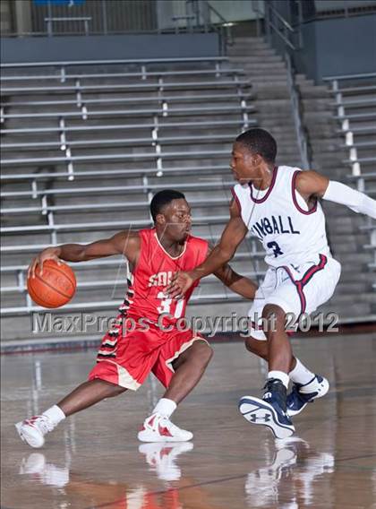 Thumbnail 2 in South Grand Prairie vs. Kimball (DJH5 Holiday Showcase) photogallery.