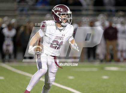 Thumbnail 2 in Jenks vs Mustang (OSSAA 6A D1 Round 2 Playoff) photogallery.