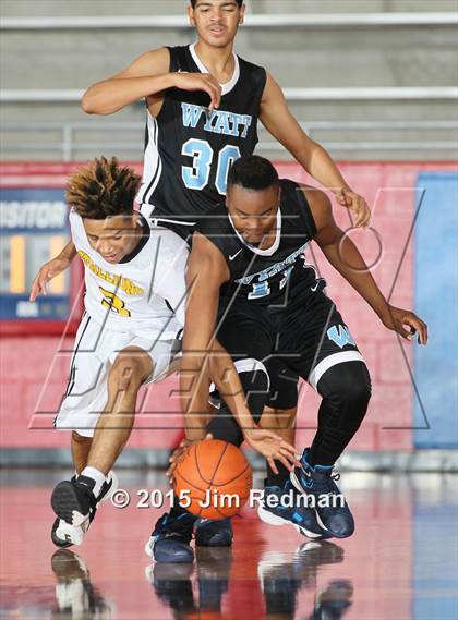 Thumbnail 3 in Wyatt vs. Triple A Academy (Thanksgiving Hoopfest) photogallery.