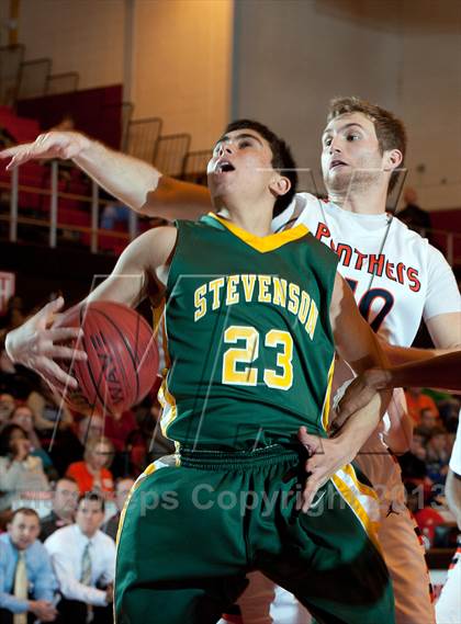 Thumbnail 1 in Stevenson [Adlai E.] vs Oswego (Proviso West Holiday Tournament) photogallery.