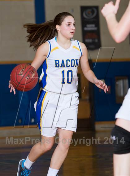 Thumbnail 2 in Bacon Academy vs.  East Lyme photogallery.