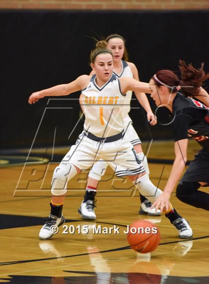 Thumbnail 2 in Gilbert vs. Liberty (Nike Tournament of Champions) photogallery.
