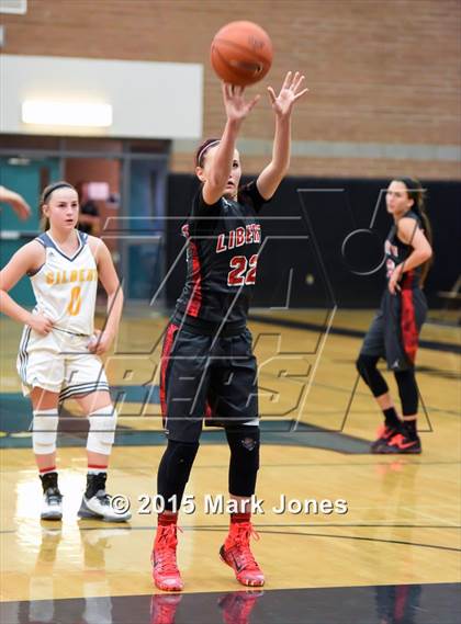 Thumbnail 1 in Gilbert vs. Liberty (Nike Tournament of Champions) photogallery.