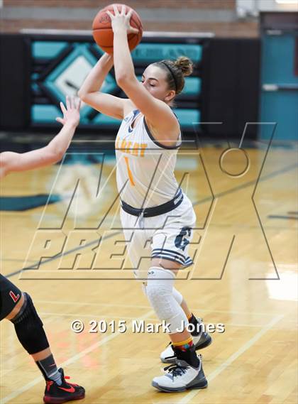 Thumbnail 2 in Gilbert vs. Liberty (Nike Tournament of Champions) photogallery.