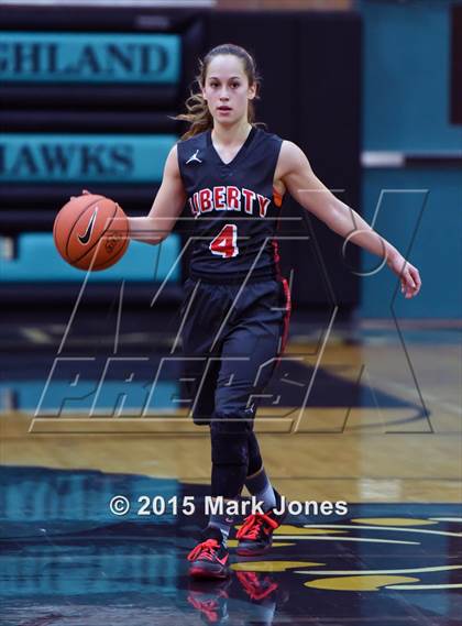 Thumbnail 2 in Gilbert vs. Liberty (Nike Tournament of Champions) photogallery.