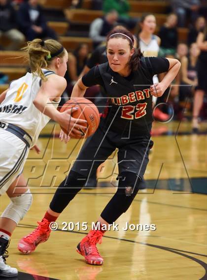 Thumbnail 2 in Gilbert vs. Liberty (Nike Tournament of Champions) photogallery.