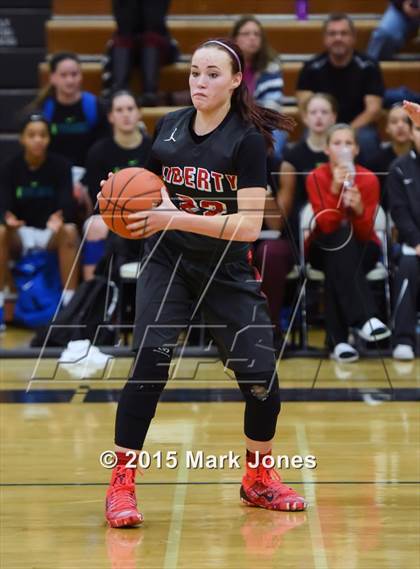 Thumbnail 1 in Gilbert vs. Liberty (Nike Tournament of Champions) photogallery.