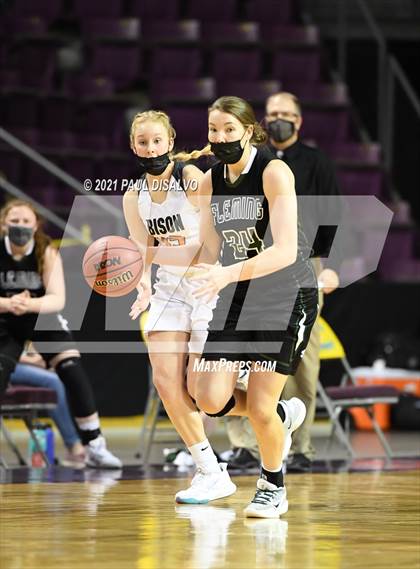 Thumbnail 3 in Fleming vs. Flatirons Academy (CHSAA 1A State Final) photogallery.
